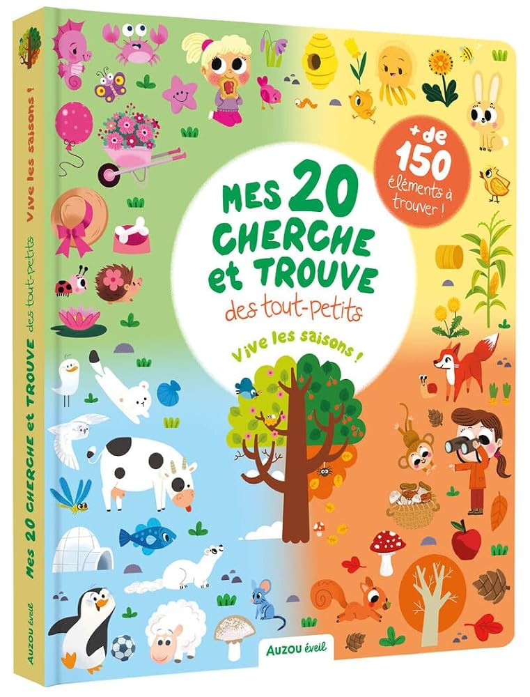 Mes 20 cherche et trouve des tout-petits : vive les saisons ! par Sonia Baretti, Kathrin Fehrl, Florence Guittard, Marie Morey