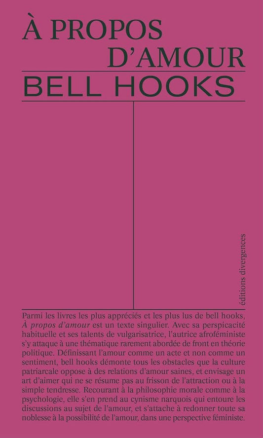 À propos d'amour bell hooks