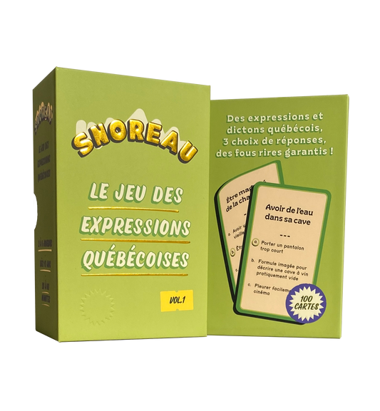 Le jeu des expressions québécoises (vol. 1) par Snoreau