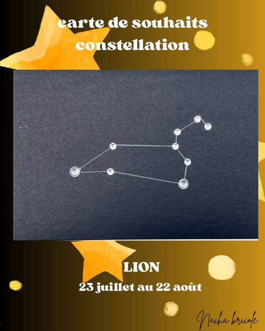 Carte signe du zodiaque Nacha bricole